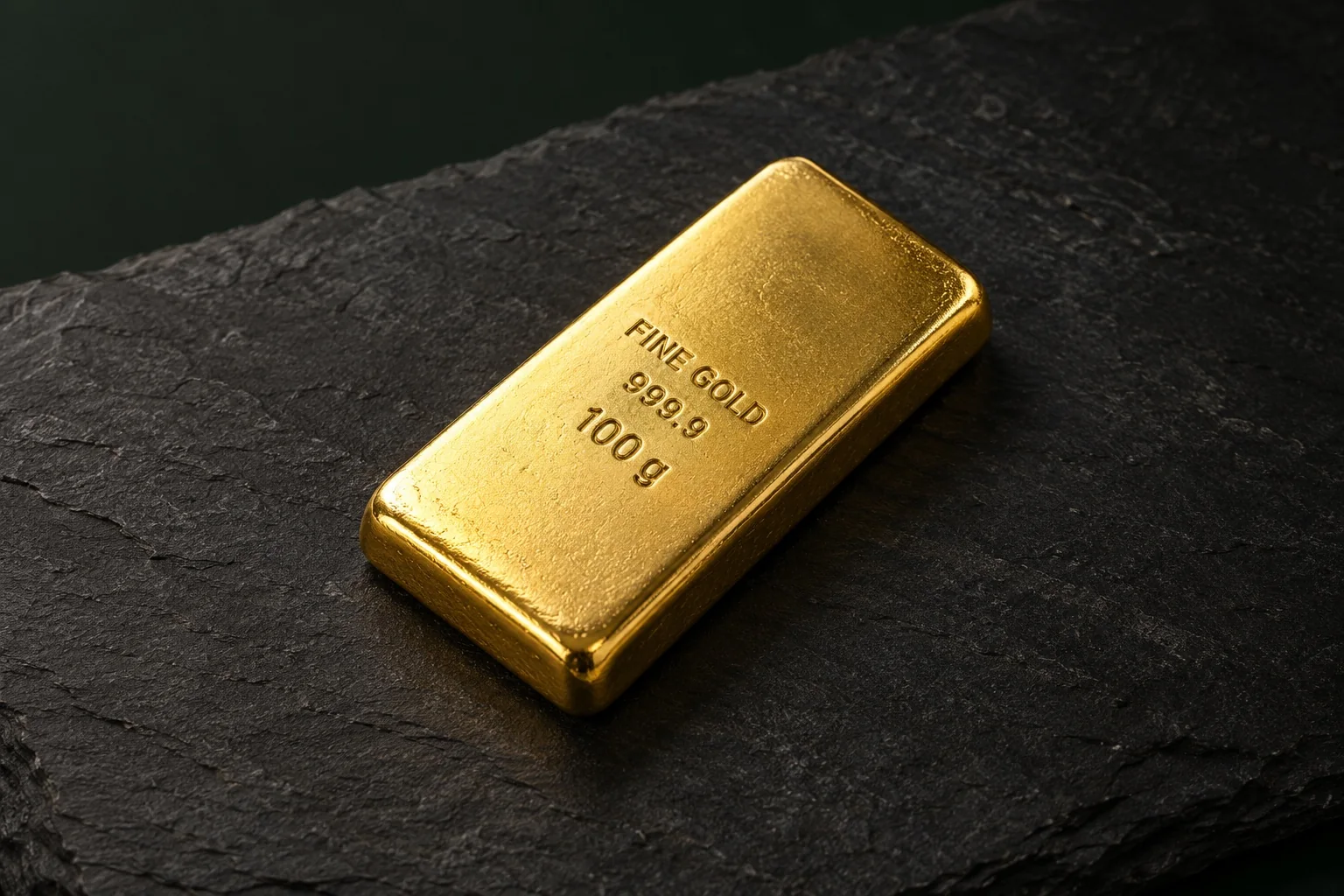 Gold bar 100 g — illustration