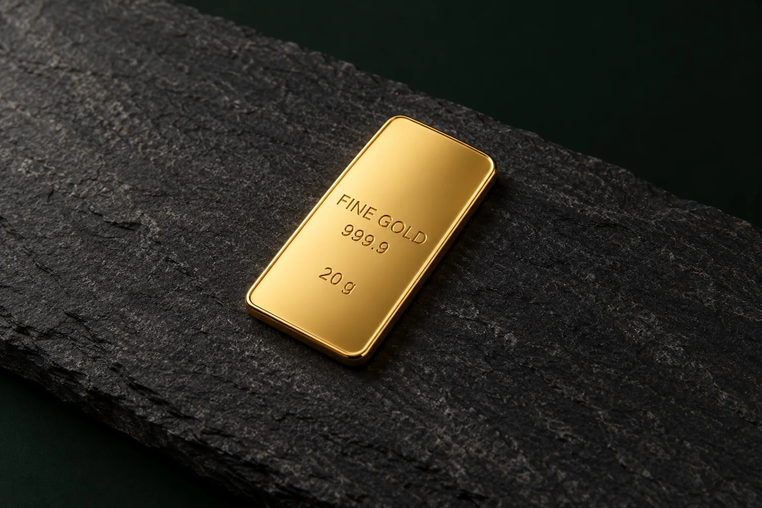 Gold bar 20 g — illustration