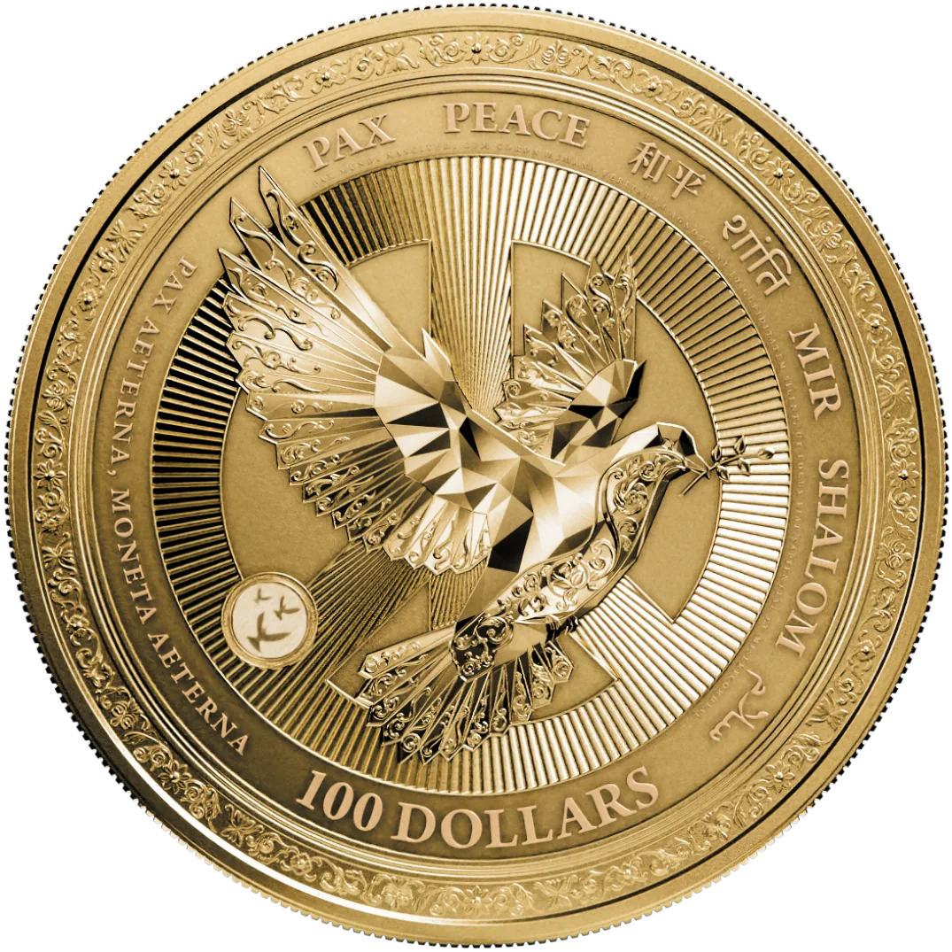 Gold coin PAX 2026 · Pressburg Mint · 1/10 oz — Pressburg Mint photograph